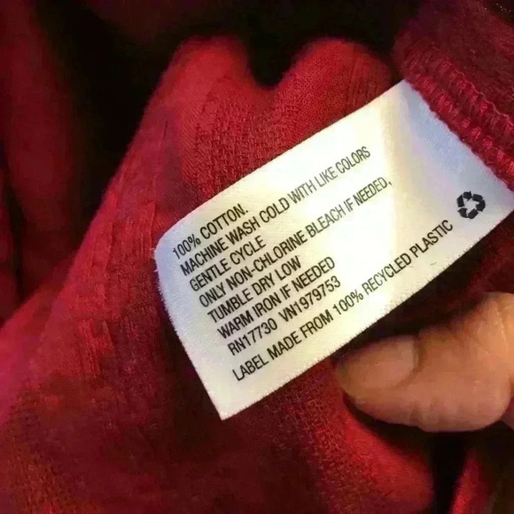 Universal Thread Puffed Flared Sleeve Burgundy? Deep Red Blouse Top Women XXL - Picture 8 of 8